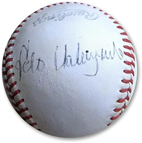 Фернандо Валензуела Потпиша Автограм Нл Бејзбол Лос Анџелес Доџерс ЈСА ПП05702-Бејзбол Со Автограм