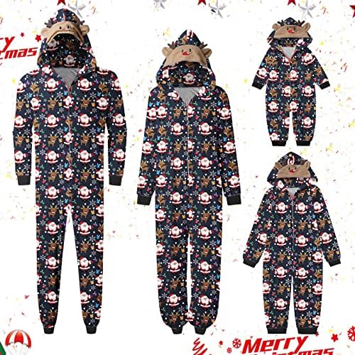 Божиќни пижами за семејни Божиќни PJs Симпатични комплети за појавување на ромпер пижами Божиќ џемас џемпери облеки