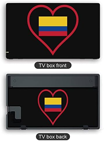 Ја сакам Колумбија Црвено срце прекинувач налепница на кожата целосна обвивка за заштитени налепници за заштитени филмови