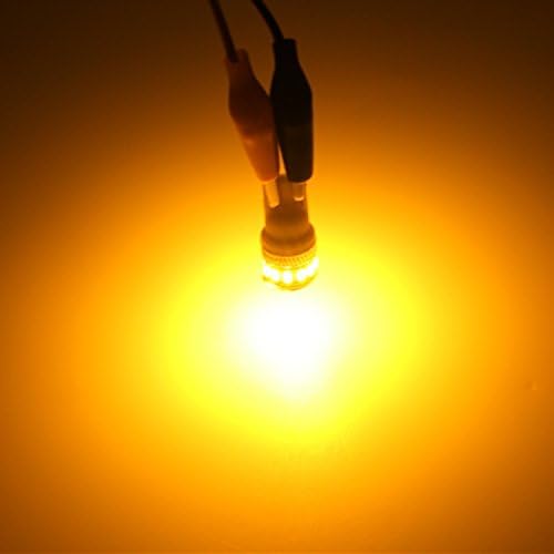 Ала Осветлување 2x Супер Светла Килибар Жолта WY5W 168 2J6 158 LED Светилки Предната Страна Маркер Регистарска Табличка Таг