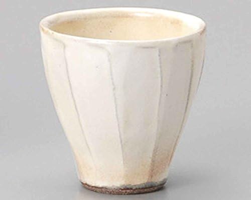 Кобики 2,8inch саке чаша бела керамика направена во Јапонија
