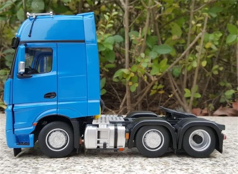 Marge Models for Benz Actros MP4 Tractor Town Head Gead Blue 1/32 Diecast Truck Pre-изграден модел