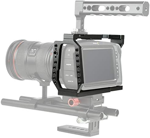 Стабилизатор на кафез на кафез BMPCC 4K, BMPCC 4K целосен кафез на камера