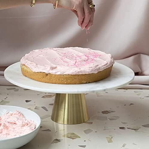 Алуминиум ротирачки торта украсување штанд мермер торта штанд приказ фиока десерт накит приказ за приказ фотографирање на десерт