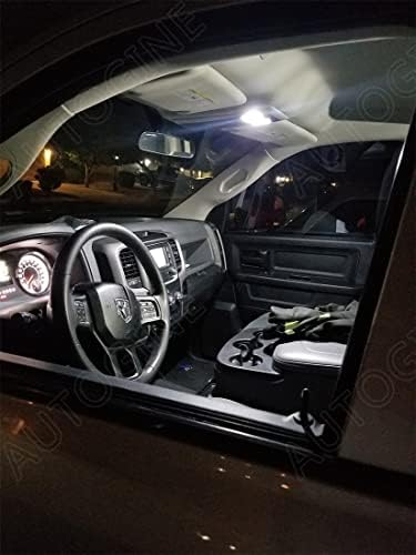 Autogine 12 Piection Breation Enterior LED светла комплет за 2019 2020 2021 Dodge RAM 1500 2500 3500 Super Bright 6000K Interior