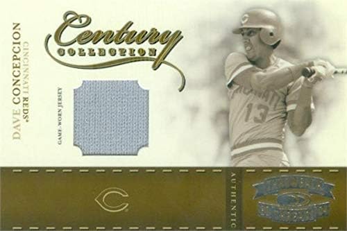 Дејв Concepcion играч носи џерси лепенка бејзбол картичка 2004 Donruss Troback Теми Век Колекција CC15 LE 158/250-MLB Игра