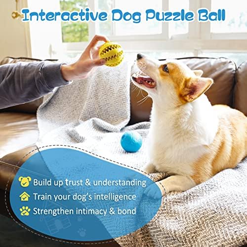 Hippih Dog Cagzle Toys 2 Pack, Интерактивни играчки за кучиња за големи кучиња и мали кучиња, играчки за кученца за лекување