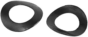X-Gree 12mm фитинг диа јаглероден челик компресиран тип криви пролетен мијалник 200 парчиња (Rondella A Molla Curvata A Compressione