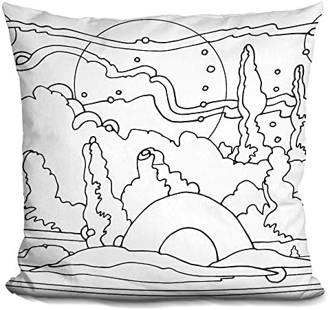 Лилипи поп-уметност-арт-ајтсајп-116 декоративен акцент фрла перница
