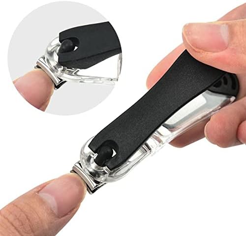 PLGEBR 1PCS 2IN1 GRIP 360 ротирачки нокти на ноктите со додатоци за алатки за датотеки и ножици за сечење маникир и професионални