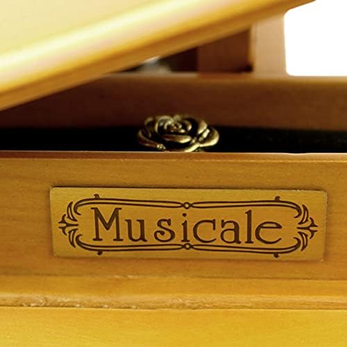 Дуба Вуден Гранд Еднаш, во декемвриска музичка кутија во форма на пијано со мали столици, креативен роденденски подарок за Денот