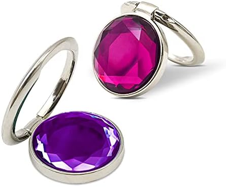 Оморо 2 парчиња прстен за прстен на прстенот на прстенот на прстенот на прстенот на прстенот, луксузниот сјај на сјајот дијамантски