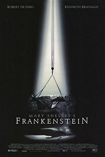 Франкенштајн на Мери Шели - 27 x40 Оригинален филм Постер Еден лист 1994 Роберт Дениро