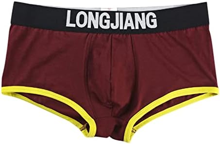 Bmisegm Mens Mens Laulter Boxers Meal Casual Splice Solid Slice Cold Pant Cotton Knickers Удобно Менс Брз y Долна облека