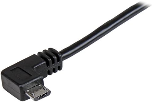 StarTech.com Микро USB Кабел Со Прав Агол-1 ft / 0,5 m-90 степен-USB Кабел-USB Полнач Кабел-USB До Микро USB Кабел