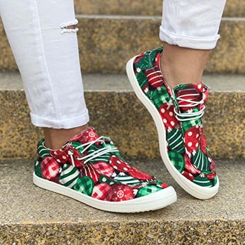 Womenените Canva чевли мода чипка на цветни чевли лесна платформа за лекари кои не се лизгаат, патики за шетање на чевли