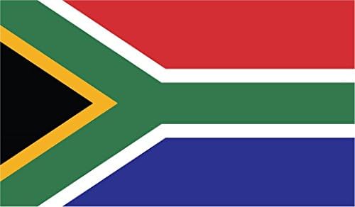 JMM Индустрии Јужна Африка Знаме Винил Налепница Налепница ирифабхулики јасенингизиму Африка Автомобил Прозорец Браник 2-Пакет
