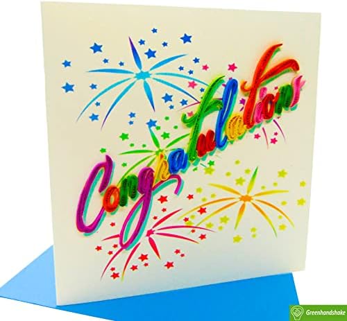 Честитки, Quilling Card 3D - Уникатно посветено рачно изработено, честитка за дизајн за роденден, Денот на вineубените, Денот