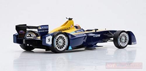 Модел на скала на Spark Model Компатибилен со Renault E.Dams S.Buemi N.9 Шампион Сезона 2 Формула E 1:18 S18FE02
