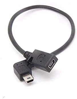 Агол од 90 степени USB Type A женски до мини б 5 пински машки кабел за адаптер за адаптер за адаптер C260 C260