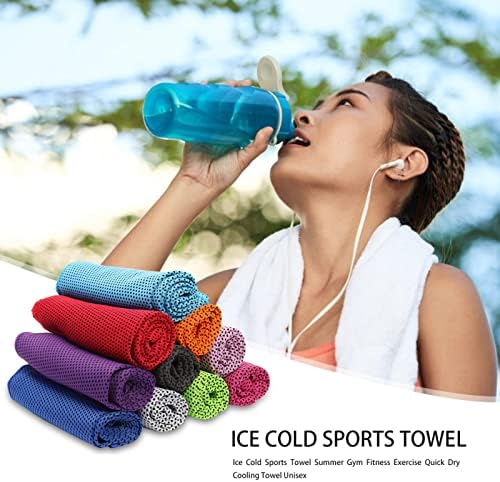 Ледена ладна спортска крпа унисекс дише летен салата за фитнес вежба Брзо суво крпа за ладење на отворено