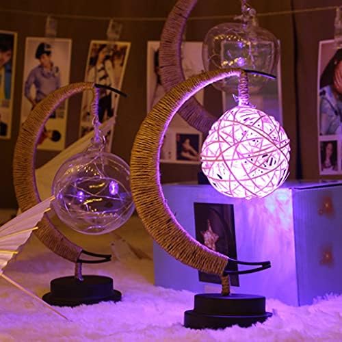 Chdhaltd LED ноќна ламба, мулти-стилска ламба ноќна ламба Божиќна предводена светлина за детска просторија рачно изработена