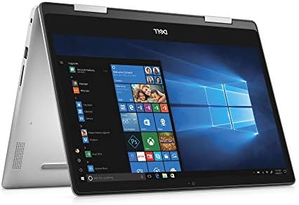Dell Inspiron 2-во-1 лаптоп LED-Backlit Touch Display, i7-8565U, 8GB 2666MHz DDR4, 256 GB M.2 PCIe SSD, 14 , сребро, вграден