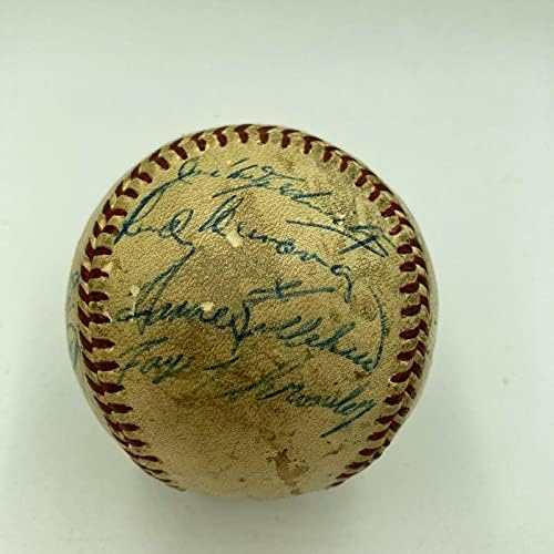 Тимот на сенатори во Вашингтон од 1950 -тите потпиша игра користена американска лига Бејзбол - МЛБ игра користеше бејзбол