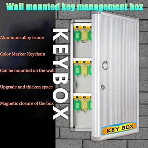 Клуч Кутија, Ѕид Планината 24/32/48 Позиција Метал Камериер Клуч Заклучување Кутија Со Клучни Ознаки, Клуч За Складирање Кутија