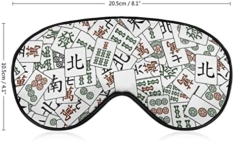 Кинески маски за спиење маска за спиење лесна маска маска маска за очи со прилагодлива лента за мажи жени