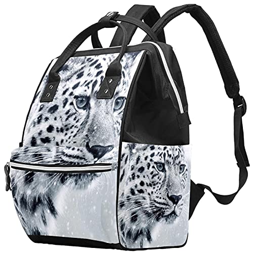 Леопард Гепард Животински Свет Животински Пелени Торби За Торби За Мумии Ранец За Пелени Со Голем Капацитет Торба За Нега На