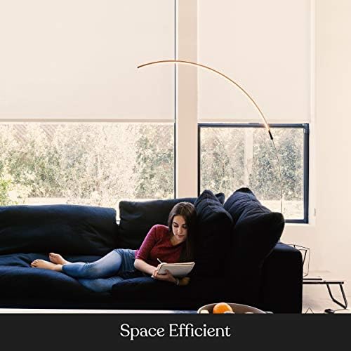 Brightech Sparq Arc Floor Larm, Ултра светла ламба за дневни соби и канцеларии - 3 -насочен затемнет паметен, висока современа