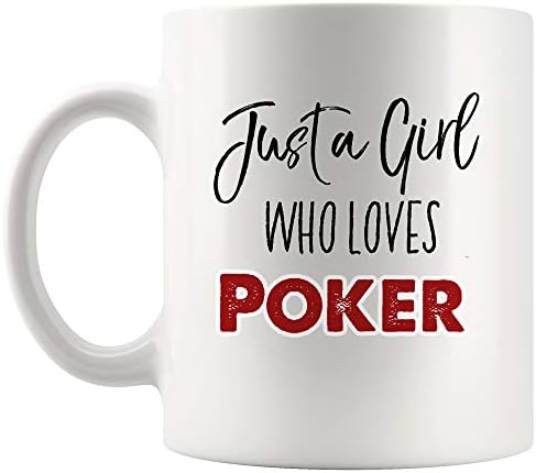 Само девојче Loveубов покер кригла чаша чаша чај чаши подарок | Womenените лит голема сестра тетка мајка мајка мајка игра шпорет