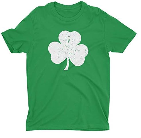 Factoryујорк Фабрика во САД Екран печатена маица со Шамрок Младинска маица потресени деца ирско зелено