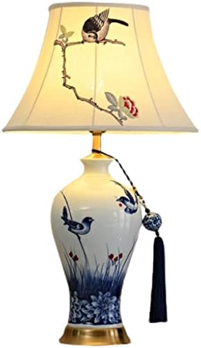 Lxxsh Кинеска маса за ламба Класична дневна соба студија за декоративни вазни керамички американски мајстори во кревет во кревет