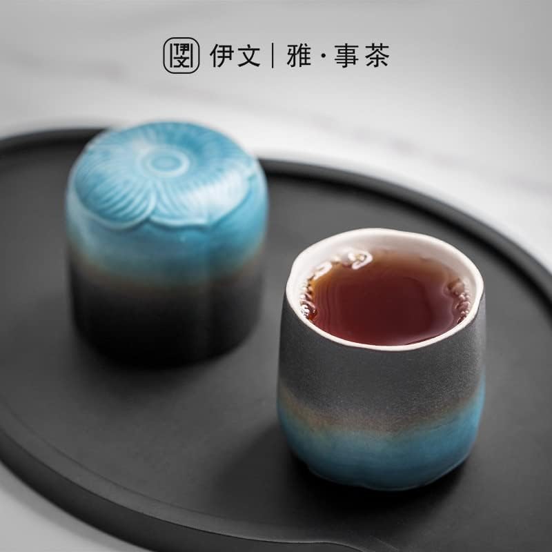 Креативна мастер чаша чај чај сет керамички чај сет единечен чаша persimmon кинески стил домаќинство рачно изработено кунг фу