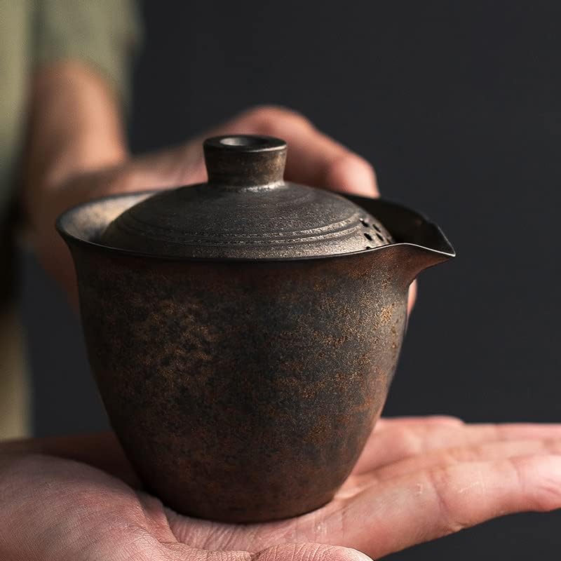 н / Кинески Керамички чајник за чајник гајван чаша за чај кинески кунг фу чаван прибор за пиење
