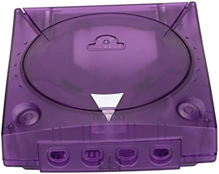Проucирен случај на бизофт, пластична обвивка добра замена Транспарентна виолетова за Sega Dreamcast DC