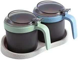 GSDNV Пластична зачинска тегла за зачинување кутија за зачини со контејнери постави сол и бибер кутија за садови шишиња за BBQ