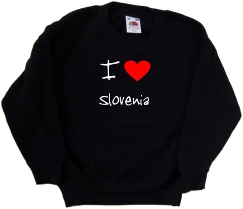 Сакам дуксер за црни деца со срце Словенија