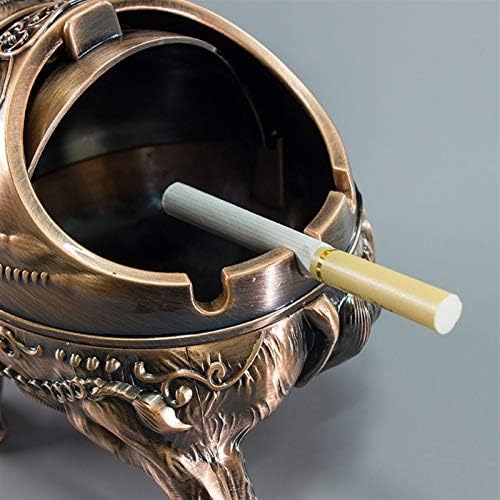 Пепелници за цигари домашните пепелници Имитација на говеда цинк легура од пепел автомобил на отворено внатрешна канцеларија