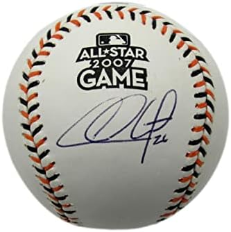 Chase Utley Autograbed 2007 Game Game Baseball Phillies JSA 177564 - автограмирани бејзбол