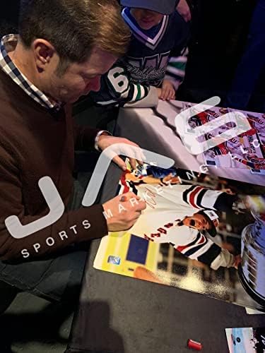 Мајк Рихтер автограмираше потпишана 16x20 Photo NHL New York Rangers PSA COA