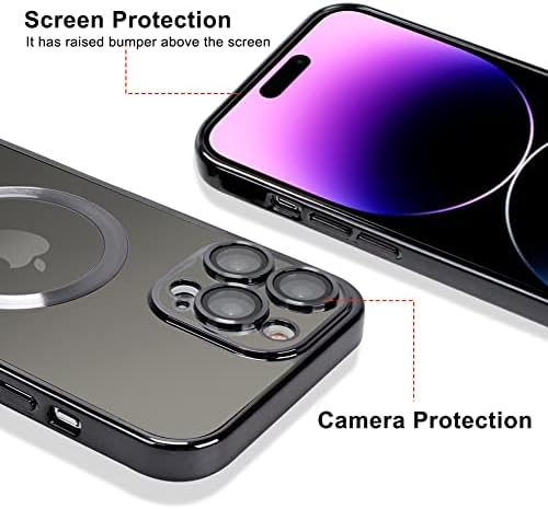 Ок Случај Со Заштитник На Објективот На Камерата Заштитник Против Гребење Заштитен Од Удари Тенок Галванизиран iPhone 14 Pro