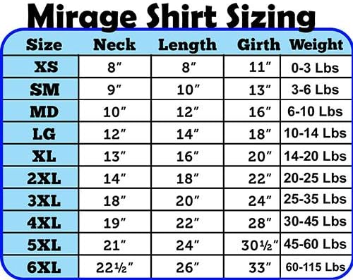Mirage Pet Products 14-инчни малку кошули за печатење на екранот за миленичиња, големи, црвени