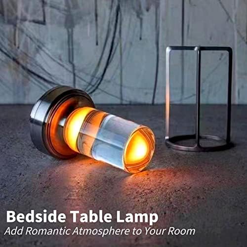 Ламба за ресторани со безжични ресторани, ламба за полнење на батеријата со допир затемнувач Преносен LED ноќно ноќно светло