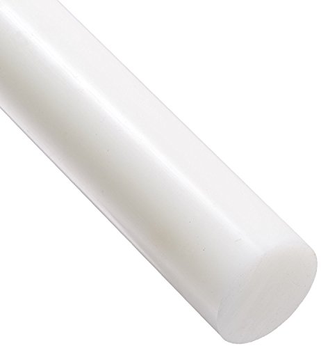 HDPE полиетилен тркалезна шипка со висока густина, проucирен бел дијаметар од 100мм x 300мм долг степен А ПЕ 500