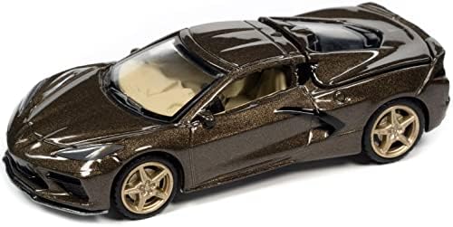 2020 Chevy Corvette Zeus бронзени метални спортски автомобили ограничено издание 1/64 Diecast Model Car By Auto World 64362-AWSP103