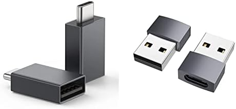 Nonda USB C до USB 3.0 адаптер, вклопете рамо до рамо USB C адаптер и USB C до USB адаптер, USB-C женски до USB машки, женски