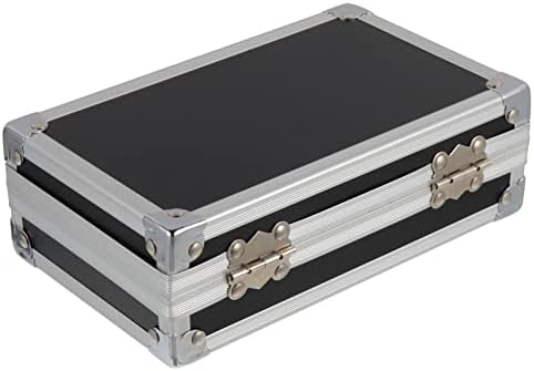 Вагили куфер метална алатка кутија преносна кутија за складирање црн сад тврди случаи алатки контејнер алуминиум случај алуминиум